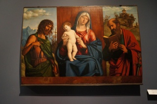 An incredibly recurring theme, Madonna and child.