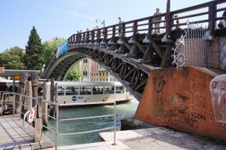 The bridge toward St. Marks square.