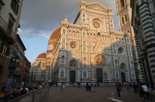 The Duomo. Theresa nearly fainted