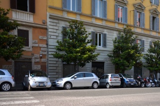 Smart Cars can park in two motorcycle spots