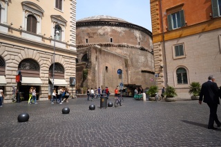 The back of the Pantheon