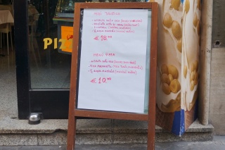 We are not sure why you would go turistico, we went pizza