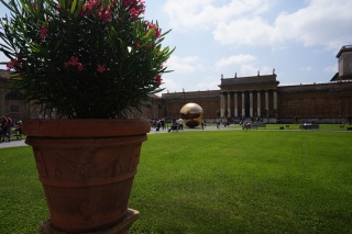 The Belvedere courtyard