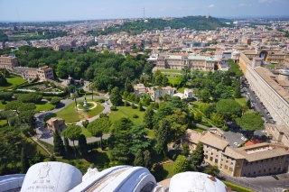 Vatican City, behind the wall