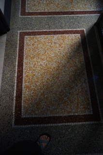 Theresa says she is going to do this to the floors when we get home. Awesome
