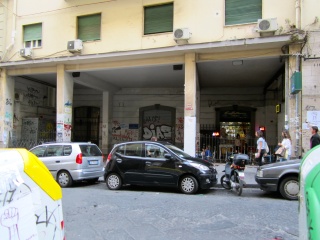 Our hotel's front gate can be found in there, to the right