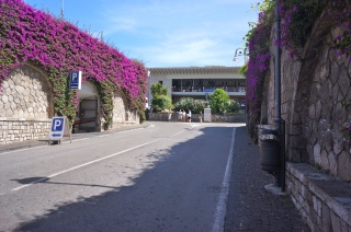 The impressively named 'Circumvesuviana' station in Sorrento