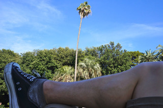 Brian, doing what he's best at. That leg is 'dirty like Naples'