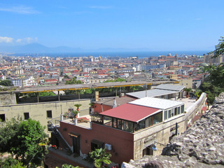 Naples, on the walk up Capitol Hill