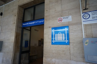 Where we left our luggage. Brilliant