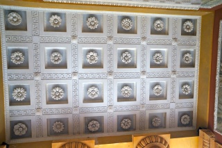 The ceiling of the original headquarter building