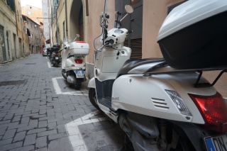 Vespa parking spots