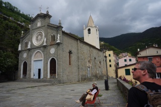 The Riomaggiore church
