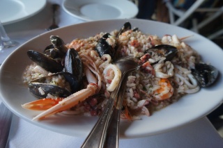 Crazy seafood risotto