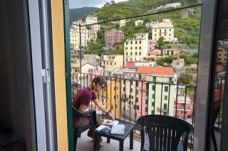 Back in Riomaggiore, arting