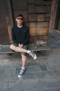 Waiting for a train