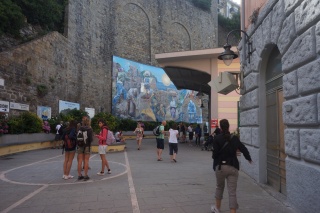 The Riomaggiore train station