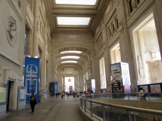 Another Mussolini train station, apparently one of his positive qualities