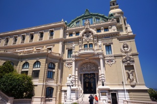 Side of the Monte Carlo Casino