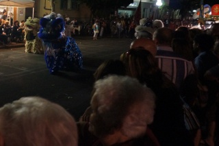 Chinese dragon dancers
