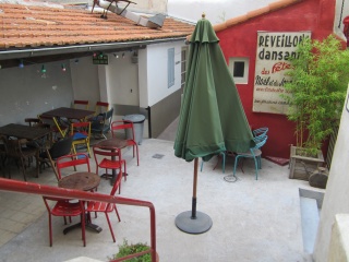 The Vertigo courtyard