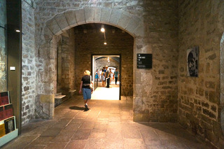 The entrance to the most complete collection of Picasso's early work. No cameras allowed