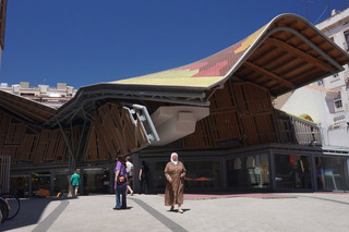 When you build a new market like this in downtown Barcelona...