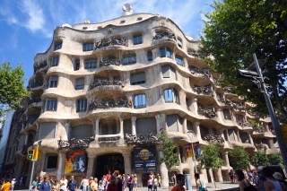 Stop three, Gaudi's La Pedrera or Casa Mila