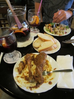 Tapas and Sangria. Brilliant