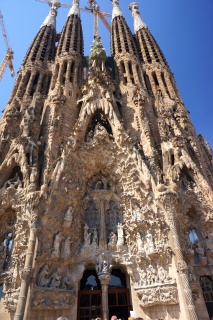 The Nativity Facade. Looks muddy, but zoom in. Wildy detailed