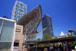 The Gehry Fish on the Barcelona promenade