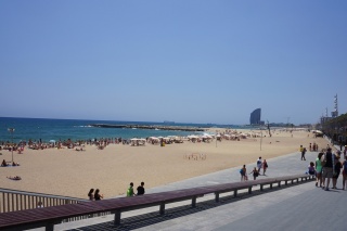 The beach, we're guessing this place will be nuts in a month