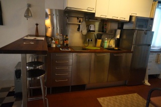 A really great little kitchen that went well with our market