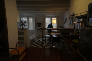 Locking and leaving our pretty spectacular digs