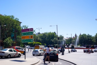 Nearly to the Prado. A building of nothing but big deals
