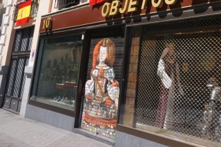 Infanta Margarita door mural
