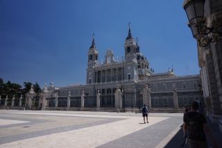 Trying to find the armory, with the Basilica in the background