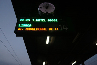 The 10:25, to Lisboa Portugal