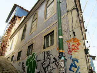 Still lost, we are getting pretty impressed with all of the buildings covered with tile siding