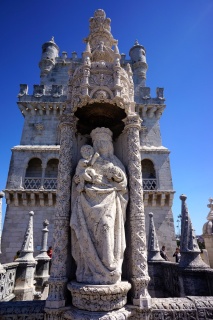 The niche of the virgin