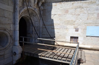 A drawbridge, we think our first