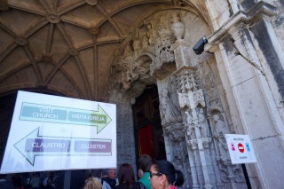 We opted for the cloister