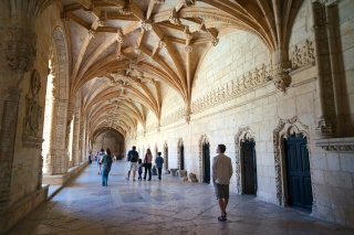 Rib vaults in the cloister
