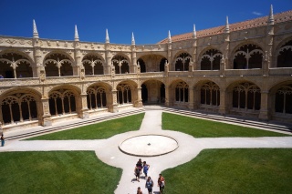 Cloister view from the second story