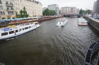 The delightfully named River Spree runs through Berlin