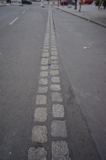 Runs through Berlin, the path of the Berlin Wall