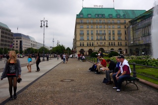 The most expensive hotel in Berlin. Michael Jackson swung his baby from a balcony here once