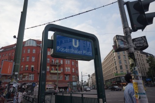 Back home on Rosenthaler Platz