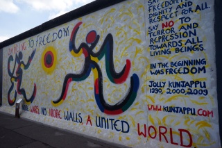 ...now an outdoor gallery...