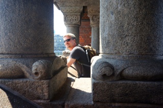 Brian staring up it